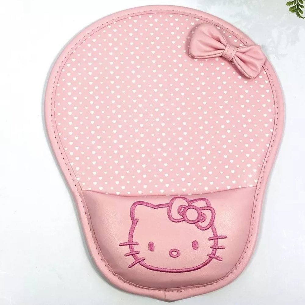 NEW Kawaii Sanrio Pink Hello Kitty Padded Mouse Pad